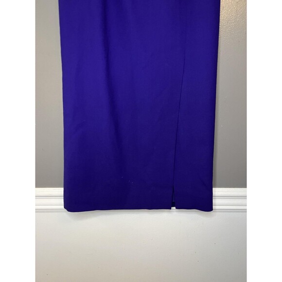 JH Collectibles Skirt Womens Purple Wool Lined Maxi Front Slit Made in USA - Picture 3 of 13